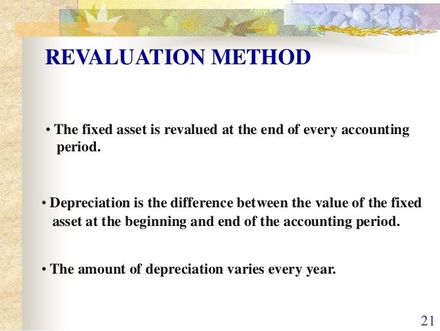 three methods of depreciation