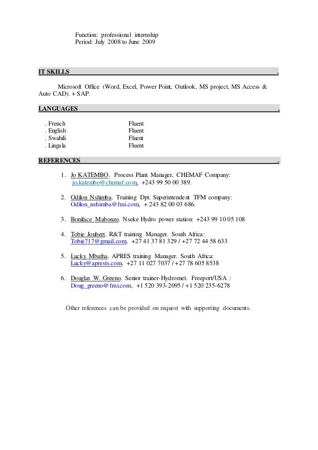 What to include in a resume image