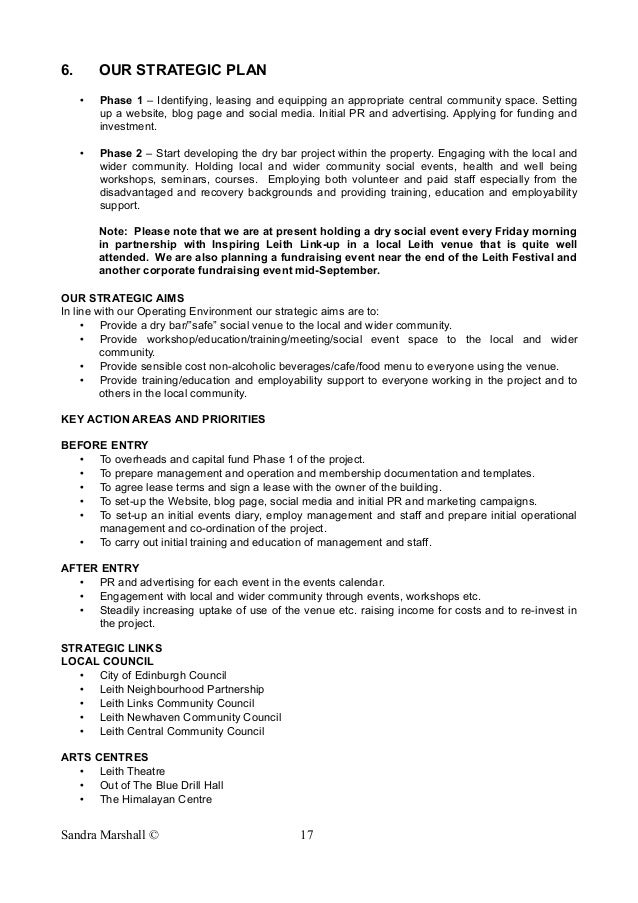 wedding venue business plan template