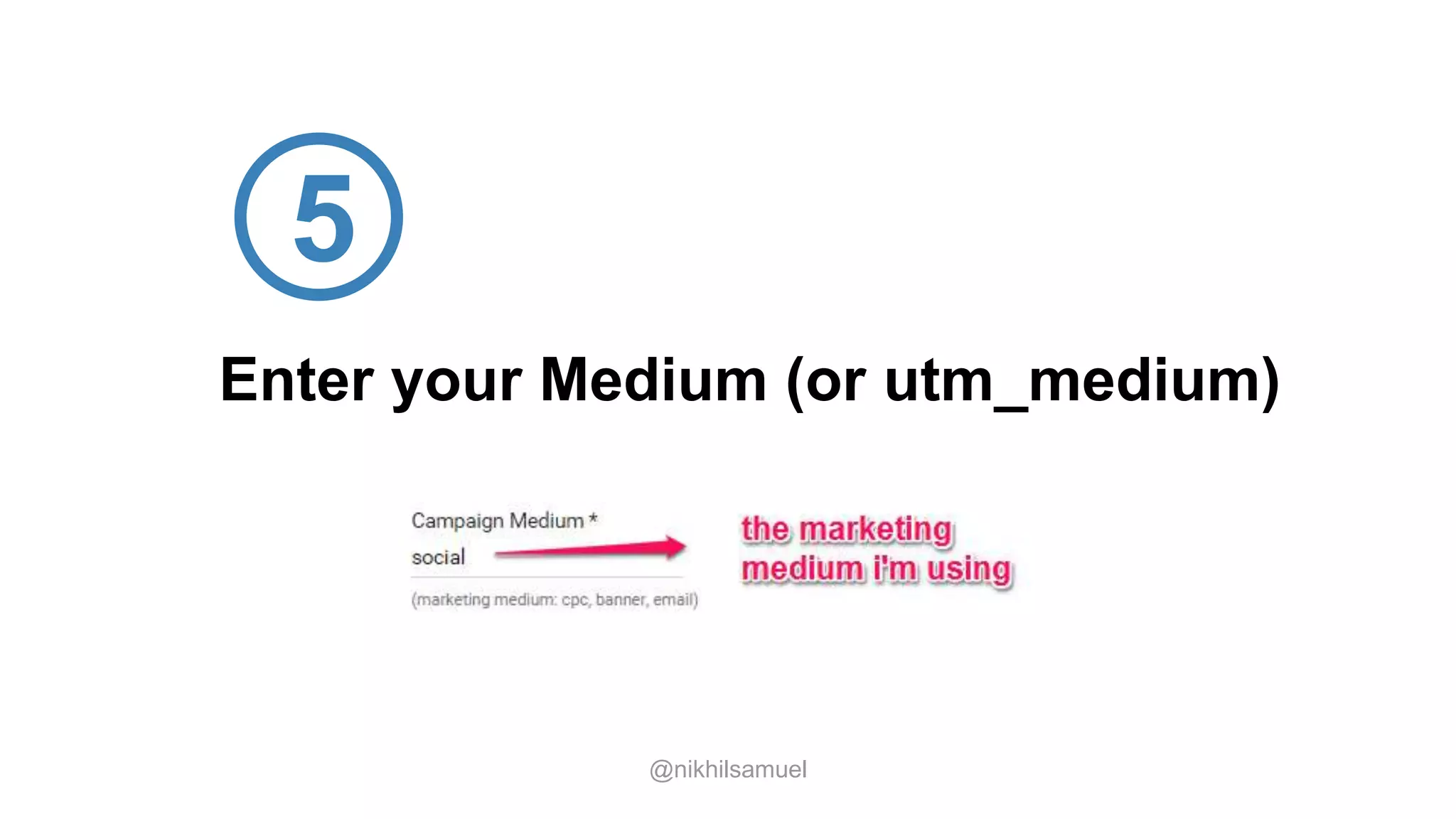 Enter your Medium (or utm_medium)
@nikhilsamuel
5
 