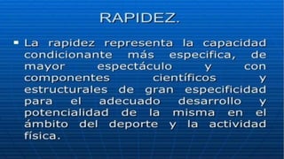 Capacidades fisicas primarias