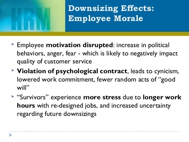 Employee Morale After Downsizing