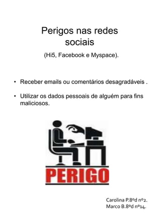 JogosSão um meio de entretenimento nos tempos livresPERIGOS Perder demasiado tempo  a jogarDeixar de fazer coisas mais importantesSer seduzido a jogar jogos relacionados com dinheiro (casino, poker…)Gonçalo Nº8 8ºDPedro Nº18 8ºD
