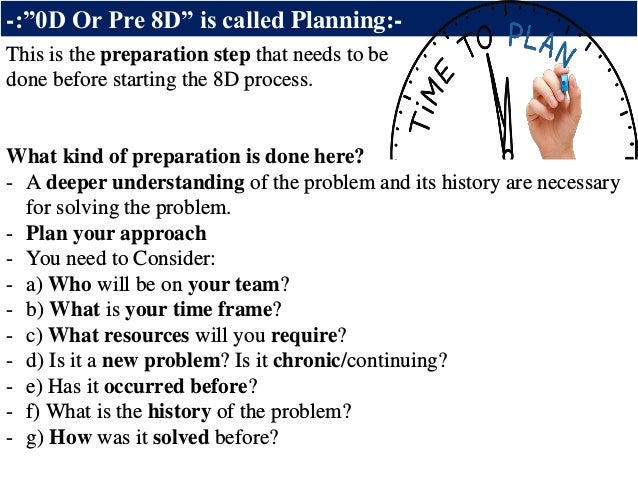 8D analysis presentation
