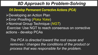 8D Problem Solving Approach | PPT