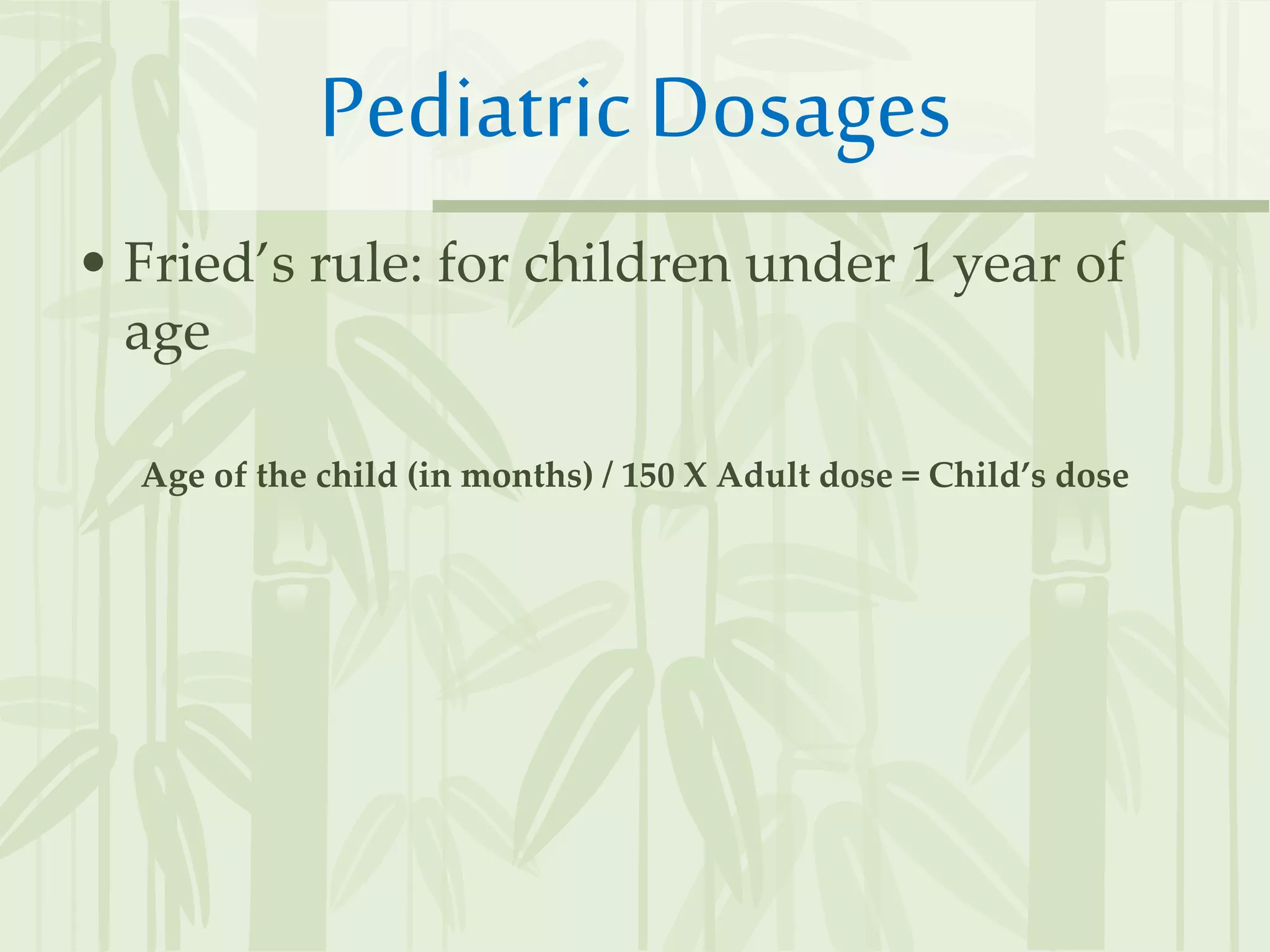 Drug Calculation for Patient | PPTX