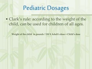 Drug Calculation for Patient | PPTX
