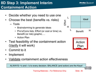 8 Disciplines (8D) Training | PDF