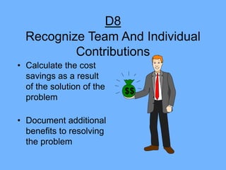 D8
In addition to congratulating
team members, remember
to recognize outside
vendors or customers who
were involved in res...