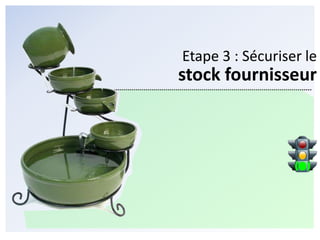 Etape 3 : Sécuriser lestock fournisseur