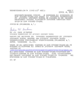 'SRXMRYEXMSR (38-74 13192 (12XL 6IZ.) 4EKI 5 
1EVGL 4, 2013 
QEXIVMEPW MRGMHIRX VITSVXW. -R EHHMXMSR, XLI KVERXII(W) SJ 
XLMW WTIGMEP TIVQMX QYWX RSXMJ] XLI %WWSGMEXI %HQMRMWXVEXSV 
JSV ,E^EVHSYW 1EXIVMEPW 7EJIX], MR [VMXMRK, SJ ER] MRGMHIRX 
MRZSPZMRK E TEGOEKI, WLMTQIRX SV STIVEXMSR GSRHYGXIH YRHIV 
XIVQW SJ XLMW WTIGMEP TIVQMX. 
-WWYIH MR ;EWLMRKXSR, (.'.: 
JSV (V. 1EKH] )P-7MFEMI 
%WWSGMEXI %HQMRMWXVEXSV JSV ,E^EVHSYW 1EXIVMEPW 7EJIX] 
%HHVIWW EPP MRUYMVMIW XS: %WWSGMEXI %HQMRMWXVEXSV JSV ,E^EVHSYW 
1EXIVMEPW 7EJIX], 4MTIPMRI ERH ,E^EVHSYW 1EXIVMEPW 7EJIX] 
%HQMRMWXVEXMSR, (ITEVXQIRX SJ 8VERWTSVXEXMSR, ;EWLMRKXSR, (.'. 
20590. %XXIRXMSR: 4,,-31. 
'STMIW SJ XLI QSWX VIGIRX VIZMWMSR SJ XLMW WTIGMEP TIVQMX QE] FI 
SFXEMRIH F] EGGIWWMRK XLI 3JJMGI SJ ,E^EVHSYW 1EXIVMEPW 7EJIX] 
,SQITEKI EX 
LXXT://LE^QEX.HSX.KSZ/WTCETT/WTIGMEPCTIVQMXW/WTIGCTIVQCMRHI.LXQ 
8LI QSWX VIGIRX VIZMWMSR SJ XLMW WTIGMEP TIVQMX WYTIVWIHIW EPP 
TVIZMSYW VIZMWMSR SJ XLMW WTIGMEP TIVQMX. 4LSXS VITVSHYGXMSRW 
ERH PIKMFPI VIHYGXMSRW SJ XLMW WTIGMEP TIVQMX EVI TIVQMXXIH. %R] 
EPXIVEXMSR SJ XLMW WTIGMEP TIVQMX MW TVSLMFMXIH. 
43: HP 
 