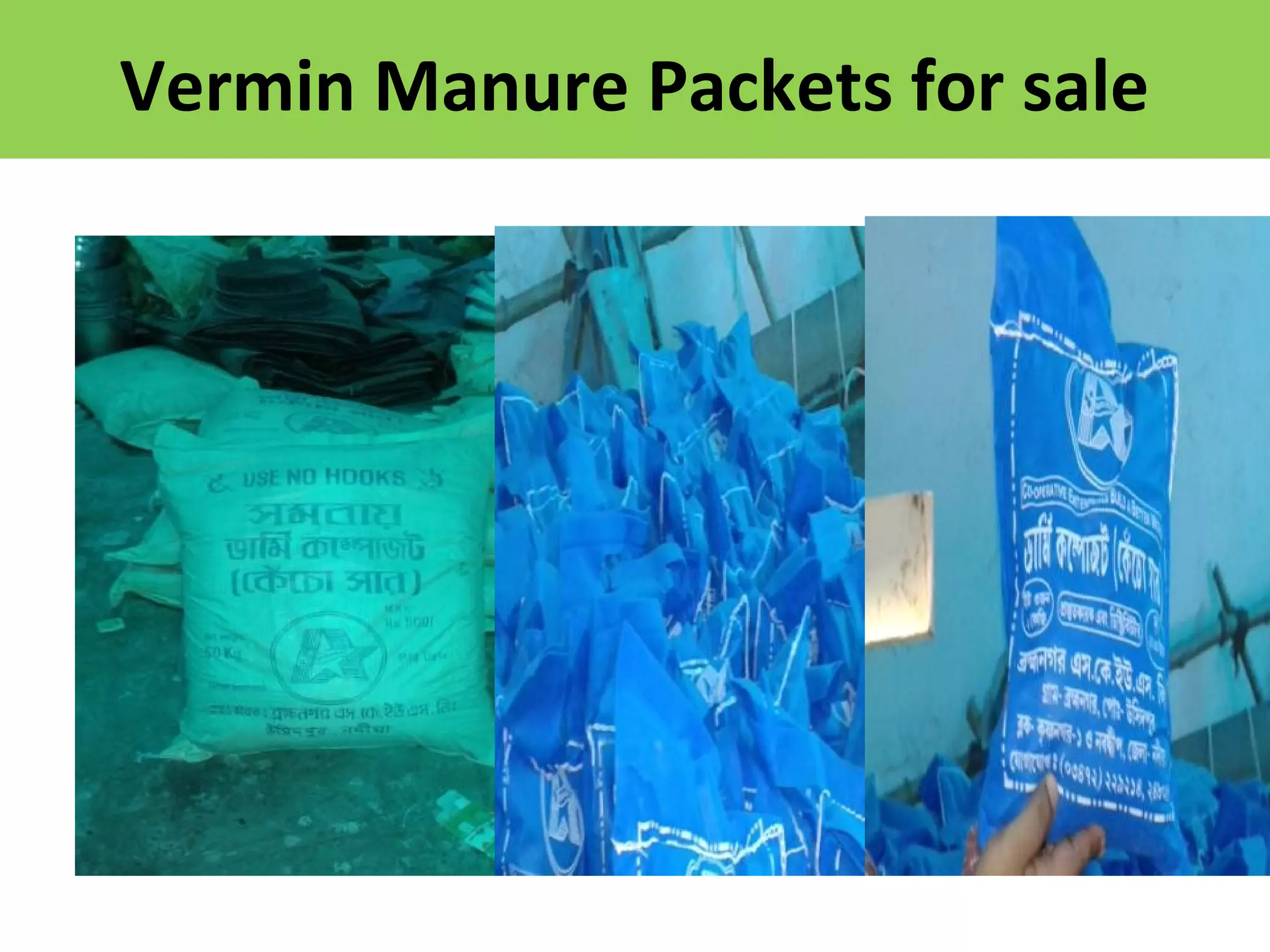 Vermin Manure Packets for sale
 