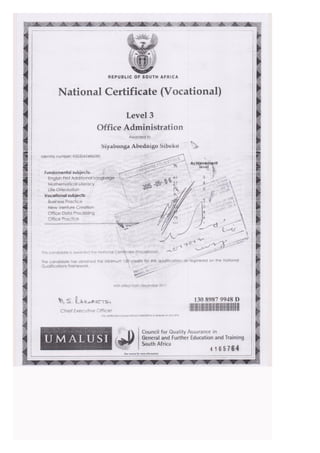 Credentials (Attachments) | PDF