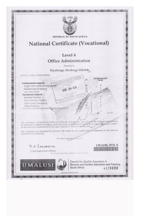 Credentials (Attachments) | PDF