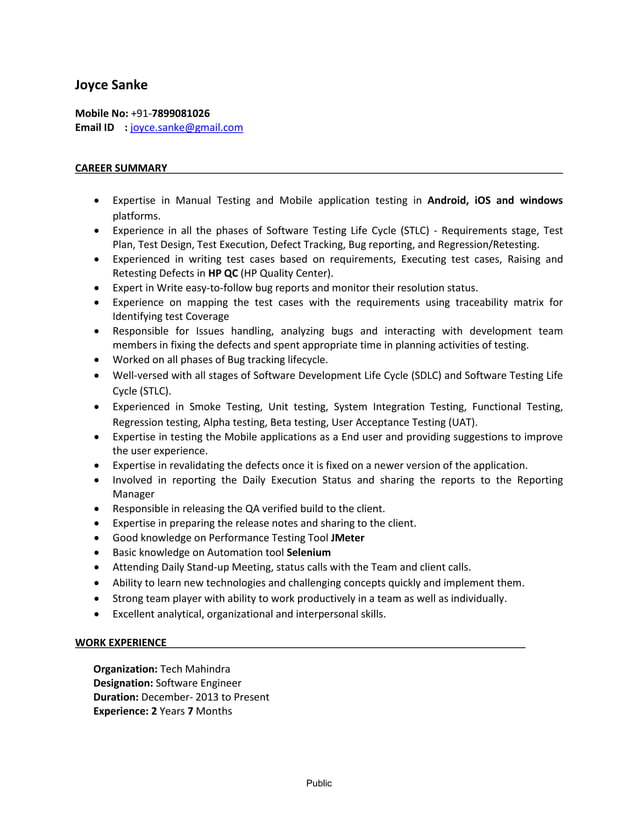 Joyce S Resume PDF - Joyce S Resume 1 638 