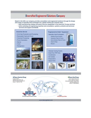 DESCO-COIL Heat Exchanger