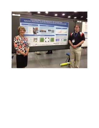 Photo of Poster for PA meeting water quality assessment with computer vision 05-2015