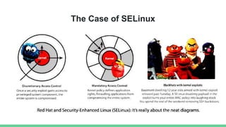 The Case of SELinux
 
