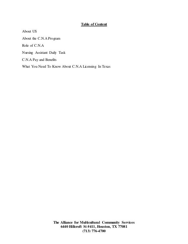 Cna License Renewal Form In Texas
