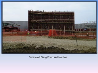 Competed Gang Form Wall section
 