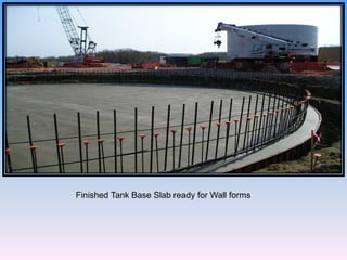 Finished Tank Base Slab ready for Wall forms
 