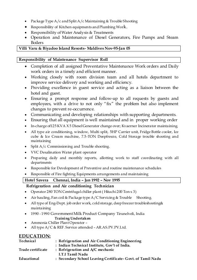 hvac resume sles air conditioning technician resume sles 28 images hvac resume sles air conditioning technician resume sles 28 images