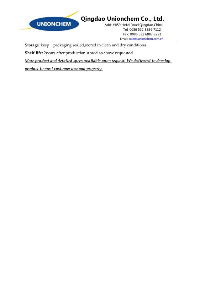 Xanthan Gum industrial grade