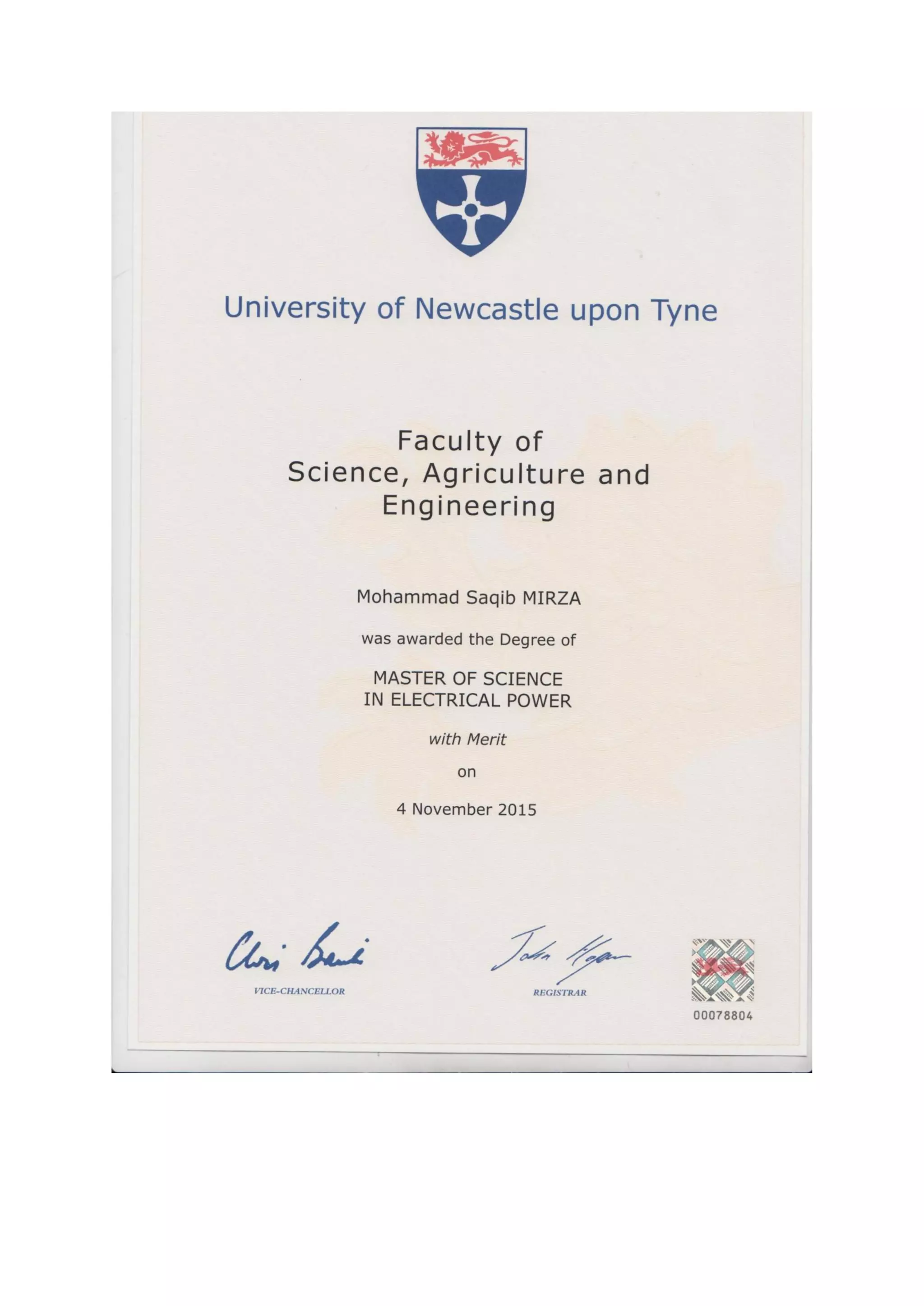Master Degree and Master Degree Transcript | PDF