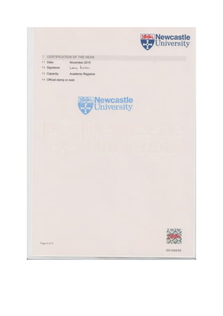Master Degree and Master Degree Transcript | PDF