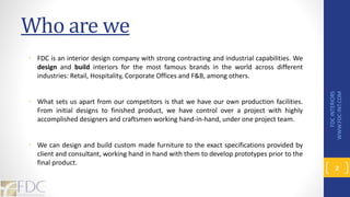 FDC Presentation 2015 updated | PPTX