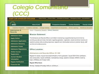 Colegio Comunitario
(CCC)
 