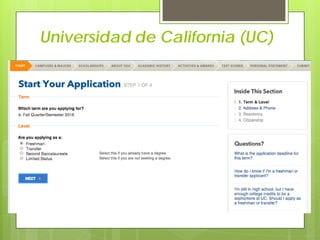 Universidad de California (UC)
 
