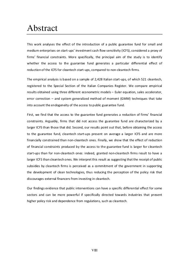 Financing Constraints And Investment Cash Flow Sensitivity Of Cleante