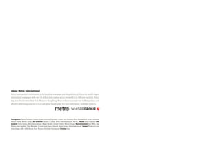 Metropolitan Report 3