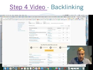 Step 4 Video - Backlinking
 