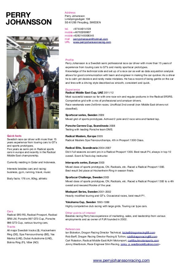 driver cv