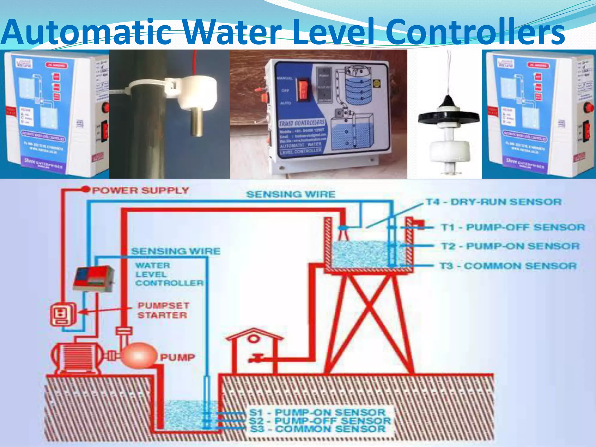 Automatic Water Level Controllers