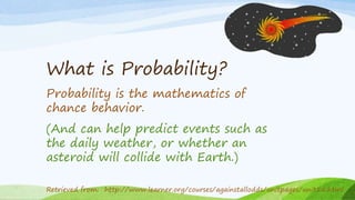 Statistics & Probability in the Classrooms | PPTX