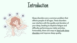 8 Effective ways to deal with Sleep Disorders | Solh Wellness | PDF