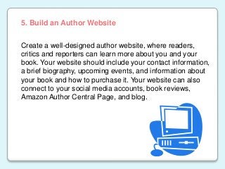 Create a well-designed author website, where readers,
critics and reporters can learn more about you and your
book. Your w...
