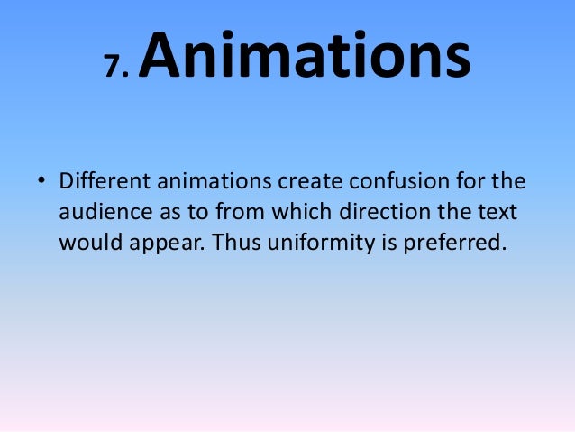 8 ELEMENTS OF A GOOD PRESENTATION