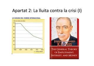 Apartat 2: La lluita contra la crisi (I)
 