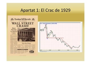 Apartat 1: El Crac de 1929
 