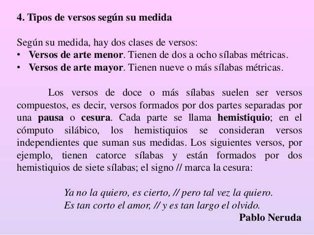8. El verso y su medida