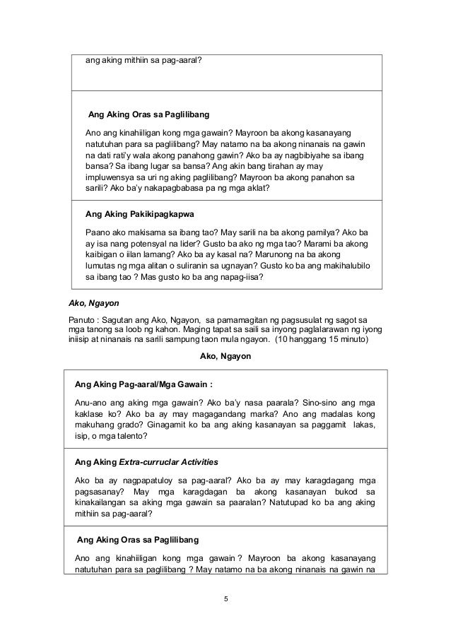 Sino ako sampung taon mula ngayon essay 02 image