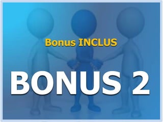 BONUS 1T’as-t-on déjà promis un million de fois de te rappeler, sans jamais avoir reçu le moindre coup de fil?Que répondre, et Comment structurer ton argumentation quand ton prospect te dit :« je n’ai pas le temps de te recevoir, dis moi au téléphone ce que tu veux »Le TQV« Téléphoner à Qui Tu Veux » te fournit les solutions concrètes pour franchir la barrière de la secrétaire et obtenir instantanément un RDV avec QUI QUE CE SOIT – Convaincre Au Téléphone