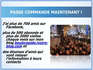 PASSE COMMANDE MAINTENANT !Et pour ça, il faut urgemment que tu passes commande IMMEDIATEMENT.Le TPC va se vendre immédiatement, et sera retiré du marché. Ecoute, je ne veux pas te mettre la pression, mais Il y a plusieurs centaines de personnes qui n’attendent que le lancement pour se précipiter.