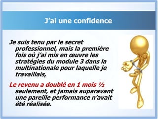 Vendre Plus, Plus Fréquemment Et Plus LongtempsMODULE 3