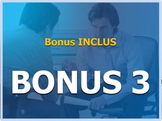 BONUS 2Si tu ne savais pas où trouver des partenaires potentiels, comment les approcher et gagner immédiatement leur attention et leur adhésion, Le PQV « Partenaire avec Qui Tu Veux » va régler ce problème définitivement.