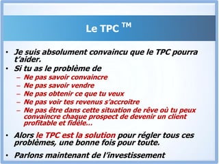 Valeur du TPC+BONUS: 1 600 000 FCFA